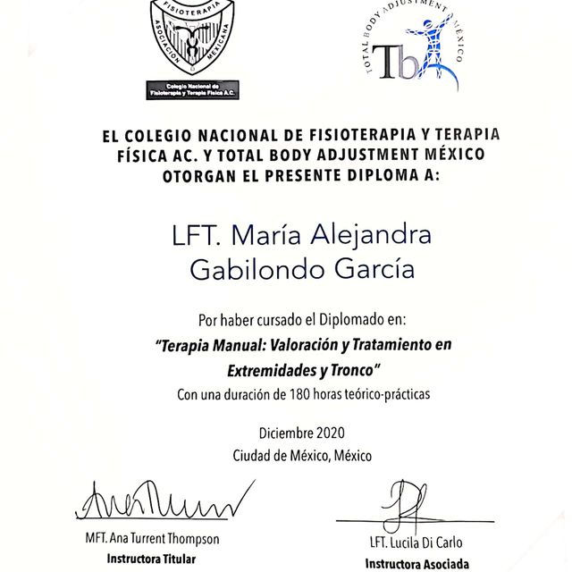Dr. María Alejandra Gabilondo García