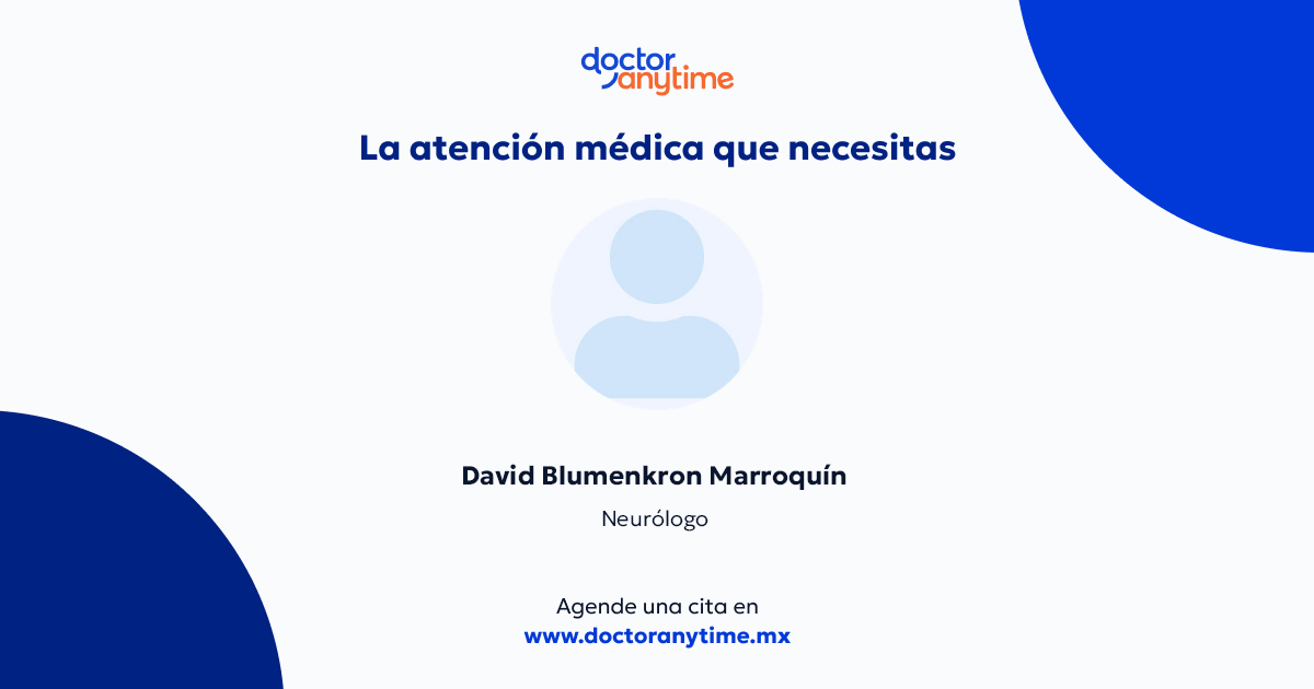 Dr. David Blumenkron Marroquín